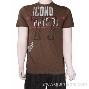 100％棉花男士短袖T恤